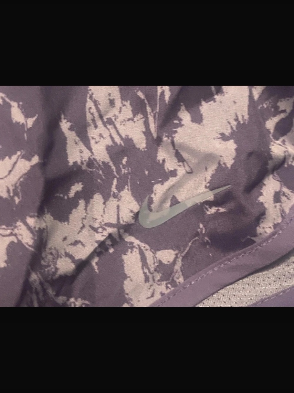 Nike Lavender Tie-Dye Athletic Shorts